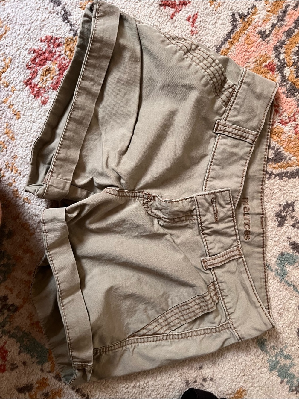 Maurices Olive Green Women’s Bermuda Shorts